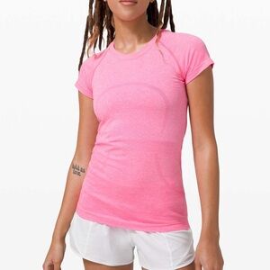 Lululemon Swiftly Tech Neon Pink Top in Miami Pink